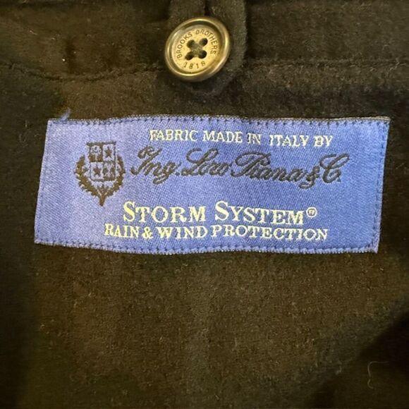 Brooks Brothers Brookstorm x Loro Piana 100% Italian Wool Men's Coat Size M - Picture 8 of 16
